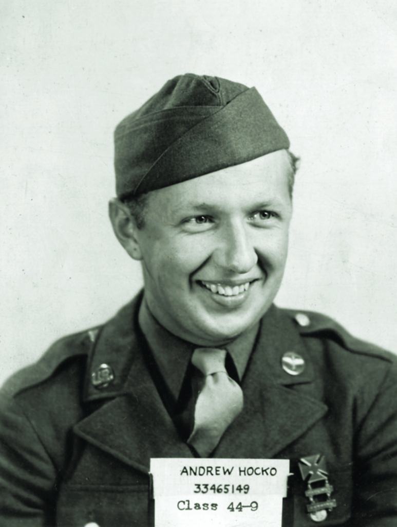 Andy Hocko, in 1944 as a newly fledged gunner for a bomb group. (Courtesy of Andrew Hocko Jr.)