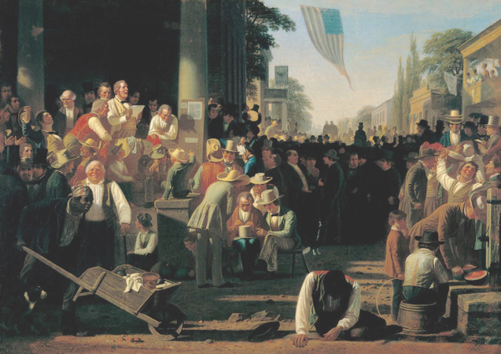 "The Verdict of the People" (1854-55) completed Bingham's election day series. (The Picture Art Collection/Alamy Stock Photo)