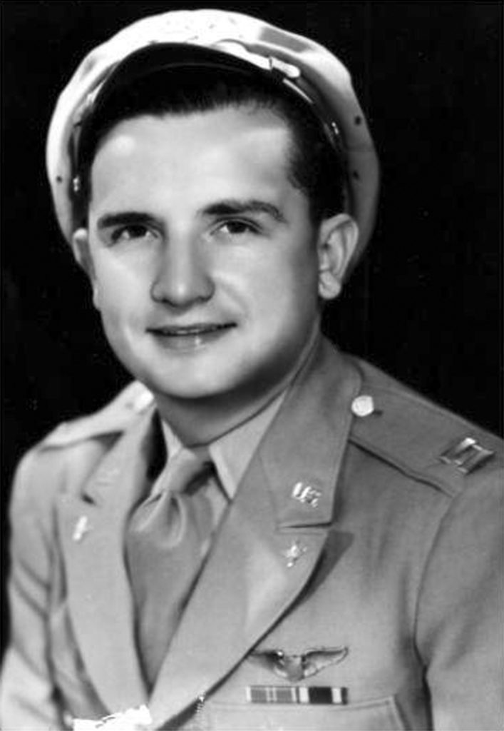 Fighter pilot Joel McPherson (above) leaped from his damaged P-47—and into a dangerous land—in early 1944. (U.S. Army Air Forces)