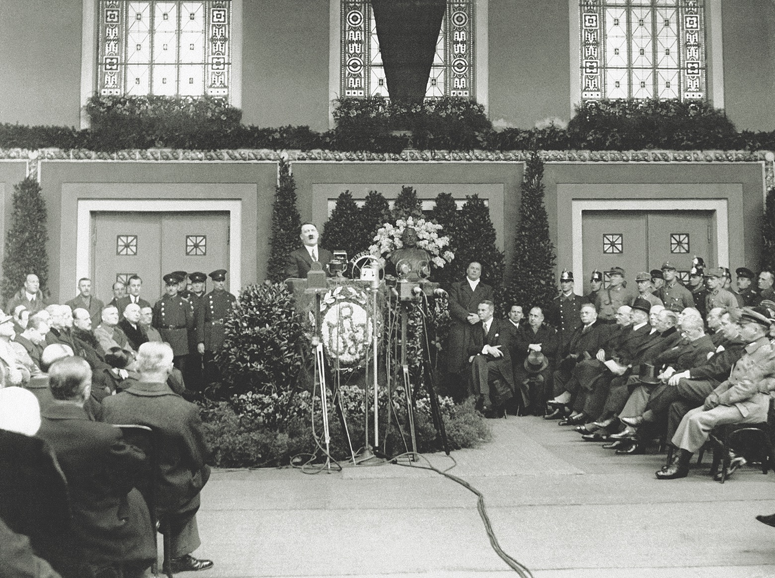 Adolf Hitler opens Berlin’s International Motor Show in 1933. (Keystone-France/Gamma-Rapho)