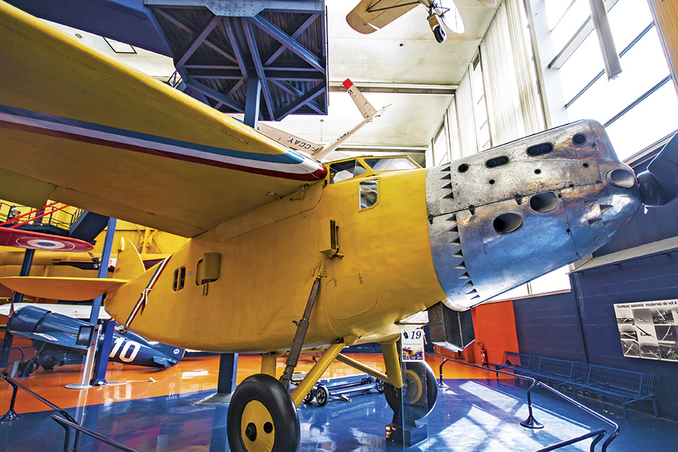 Today Lotti’s Yellow Bird is displayed in the Musée de l’Air et de l’Espace at Paris–Le Bourget Airport, near where it landed more than 90 years ago. (©Yansolo/Dreamstime.com)