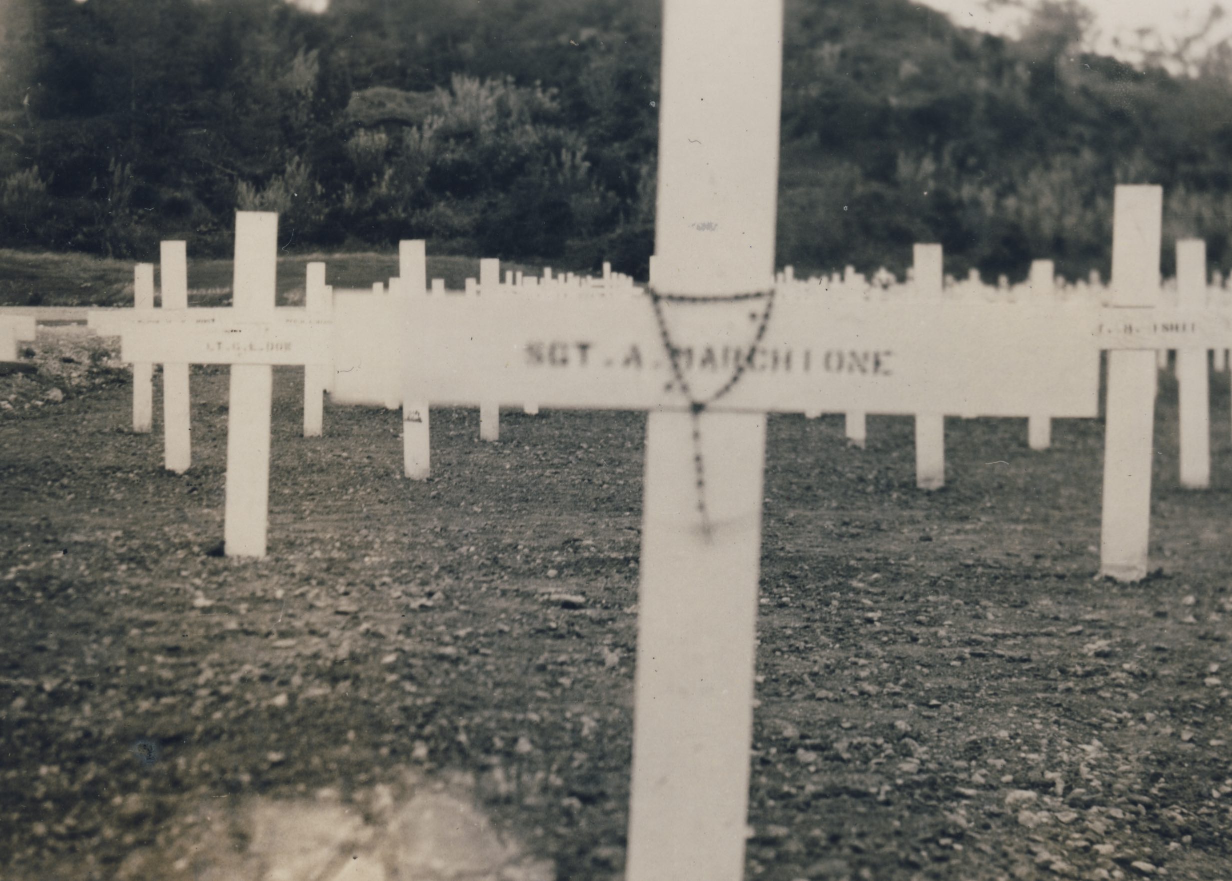 Tony Marchione's grave. Courtesy photo.