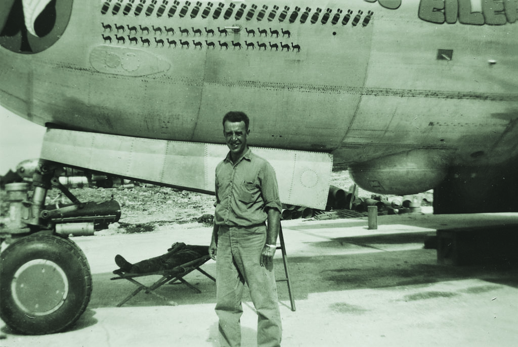 The author traveled with his father-in-law, whose own father (above) served on Tinian as a Seabee in 1944-45. (Photo courtesy of Louis Barker)