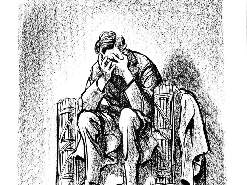 bill-maudlin-lincoln memorial-weeps