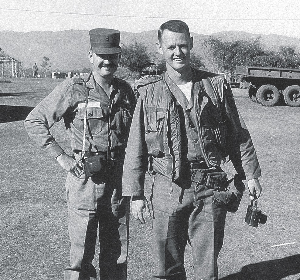 Gressang, right, was Holloway's co-pilot.
