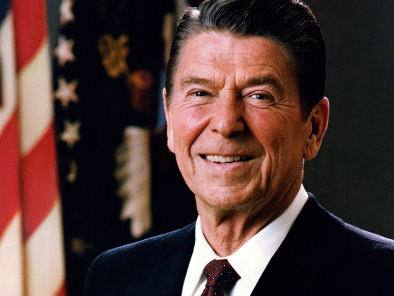Official White House portrait of President Ronald Reagan, 1981