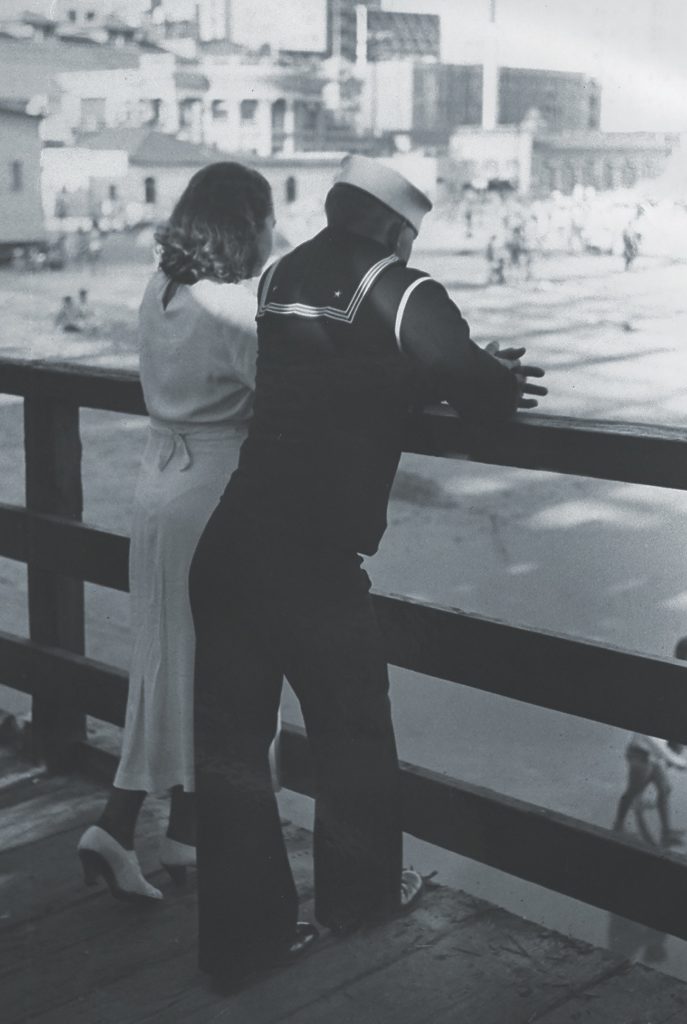 Like many seamen stationed in far-off ports during the war, Rowe dated local women while on shore leave. (Peter Stackpole/The LIFE Picture Collection via Getty Images)