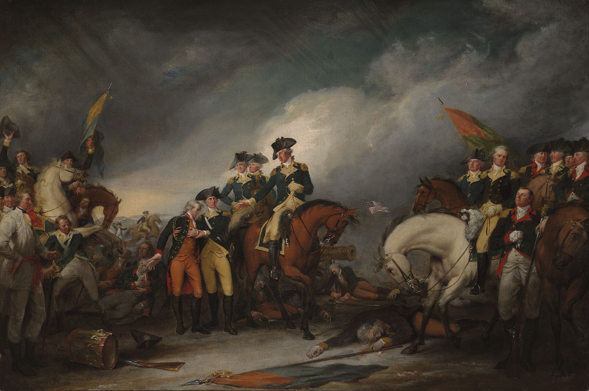 The Capture of the Hessians at Trenton, December 26, 1776 by John Trumbull