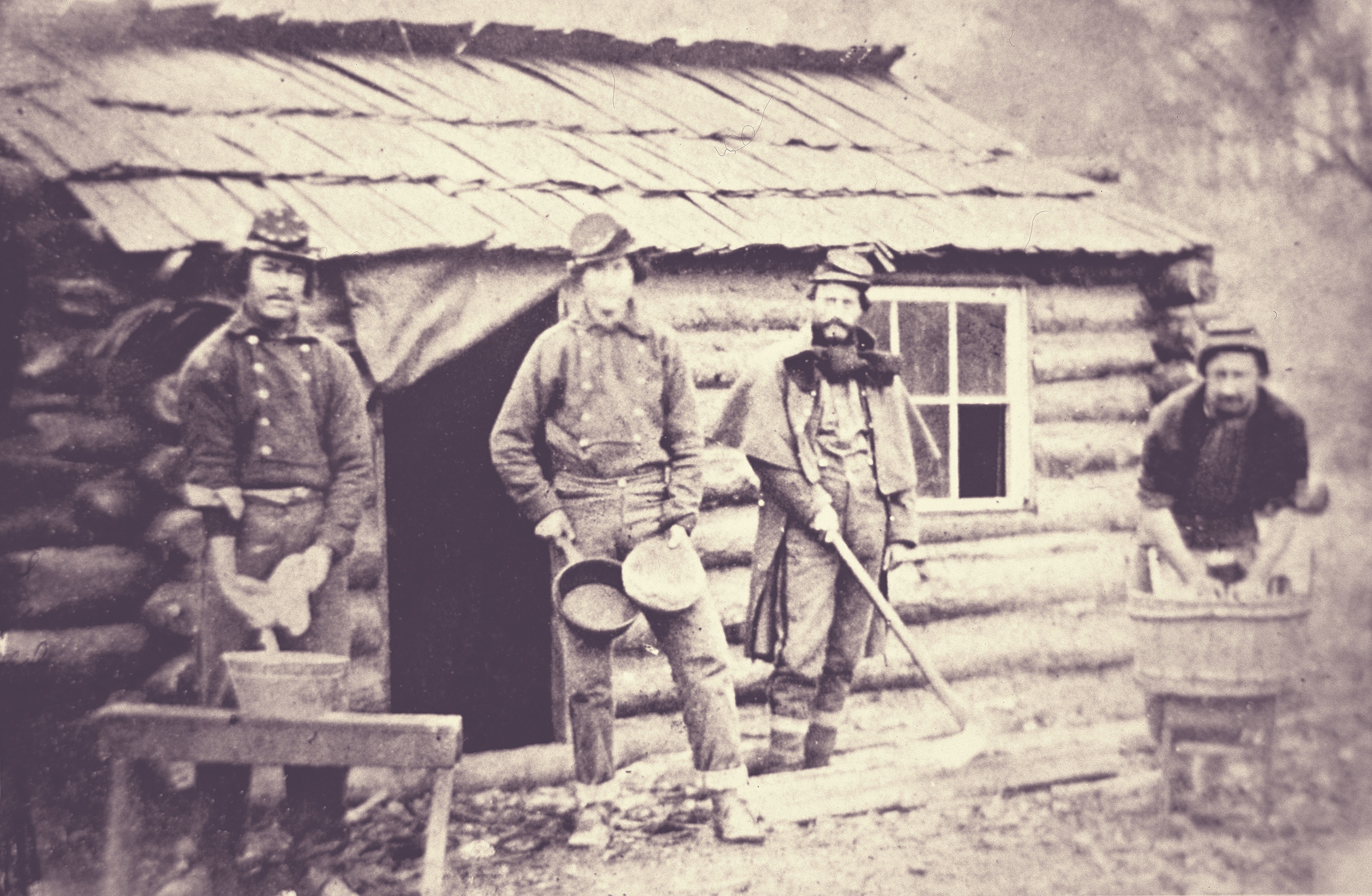 1st Texas Camp, Virginia 1861. (Peter Newark Military Images/Bridgeman Image)
