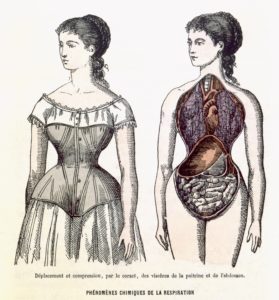 Along with temperance and suffrage, Diocletian Lewis campaigned against corsets, arguing that the restrictive garments were detrimental to women's health. (Photo by Historica Graphica Collection/Heritage Images/Getty Images