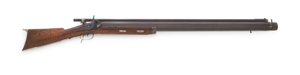 Civil War sniper’s rifle. This rifle was equipped with a 12-power ...