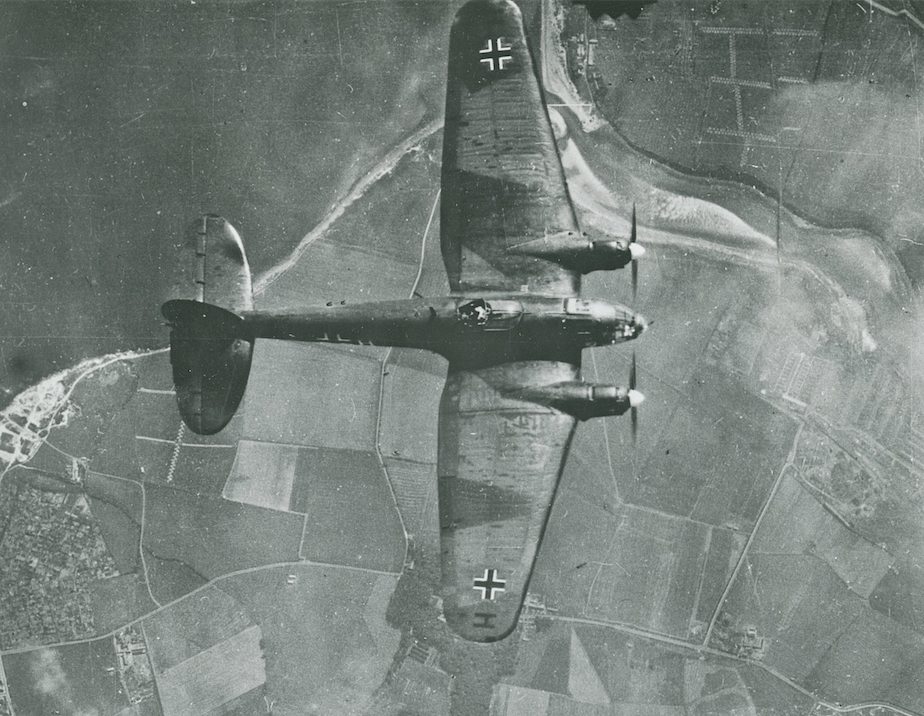 Devyatayev decided to commandeer a Heinkel 111 bomber (such as this one above) in his daring escape plan. / Museum of Danish Resistance Archive