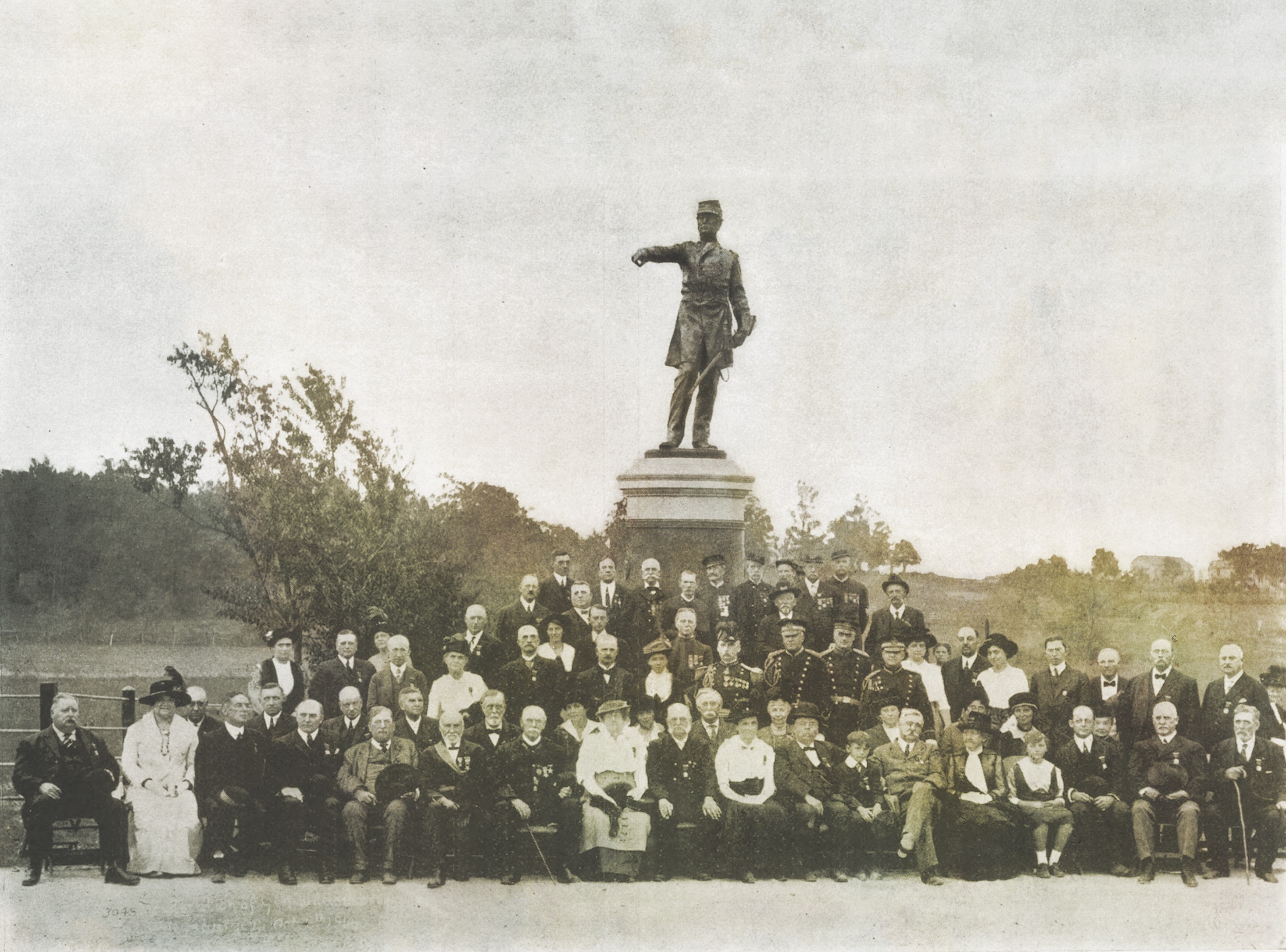 Dedication of this grand monument to Wadsworth at Gettysburg National Military Park, near where his 1st Corps division was engaged during the fighting on July 1, 1863, took place in October 1914. (In Memoriam: James Samuel Wadsworth, 1807-1864)