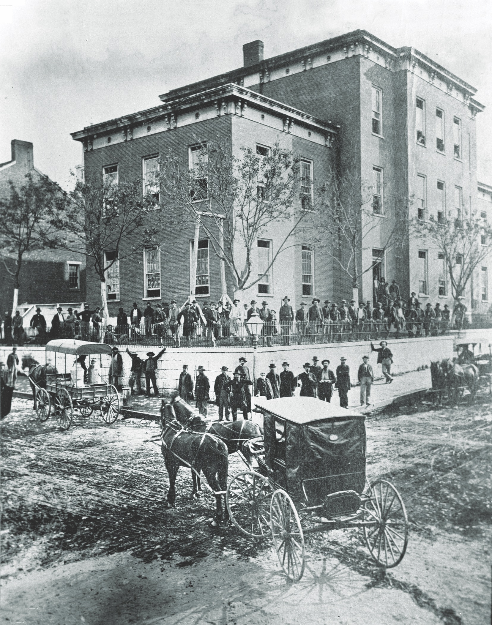 Hospital 11, nicknamed “The Pest House,” was dedicated to patients with venereal disease. Admissions spiked in February 1864 when furloughed troops returned. (Courtesy of the Tennessee State Library and Archives)