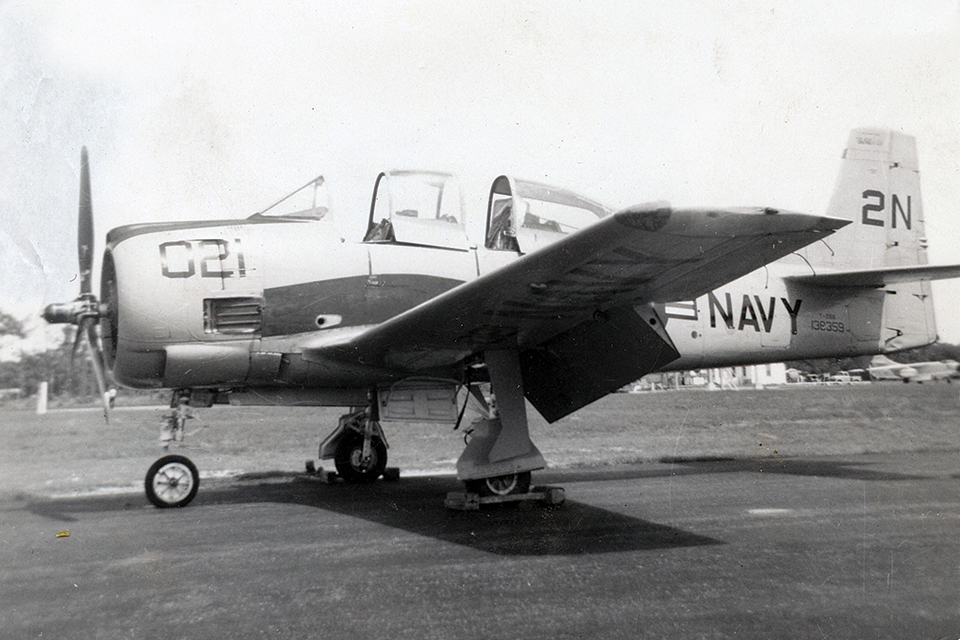 One of the T-28s flown by the author at North Whiting Field. (Courtesy of Dan Manningham)