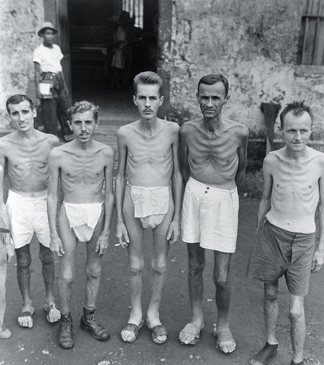 Yamashita was held accountable for the maltreatment of Allied POWs, such as these shown above. / Getty Images