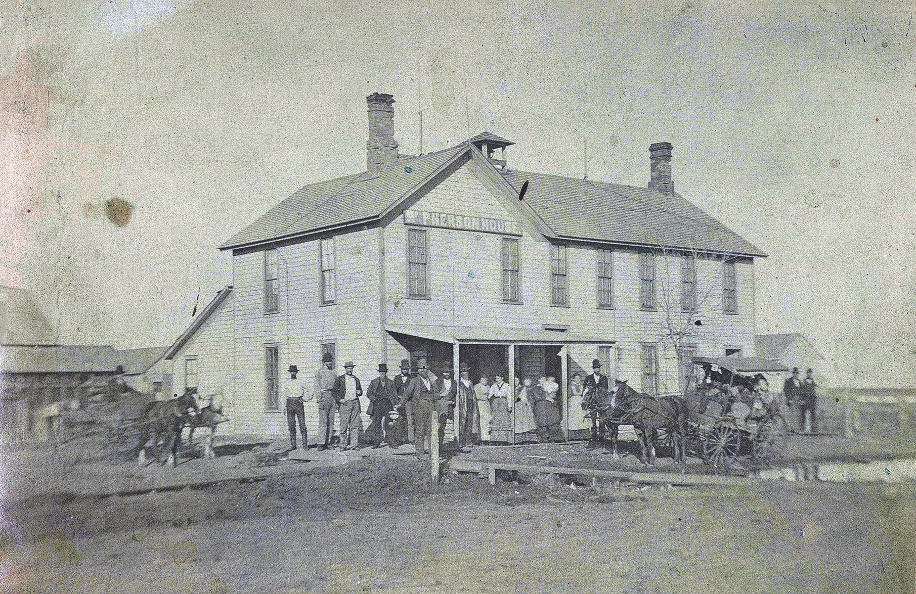 the McPherson Hotel, named along with a Kansas county, for Union Maj. Gen. James Birdseye McPherson. (McPherson Library)