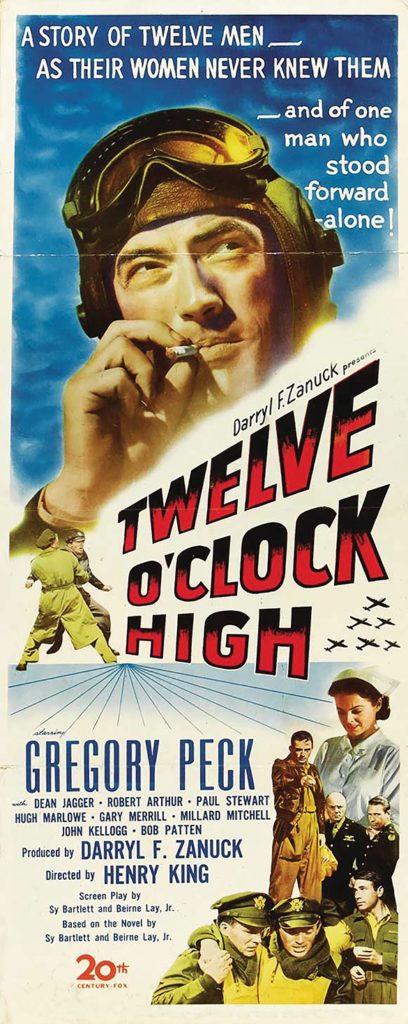 Two officers within the 306th—Beirne Lay Jr. and Sy Bartlett—based the protagonist of their war novel, "Twelve O’Clock High," directly on Frank Armstrong. The book was made into a Hollywood film in 1949, winning two Oscars and acclaim as a study in effective leadership. (Movie Poster Image Art/Getty Images)