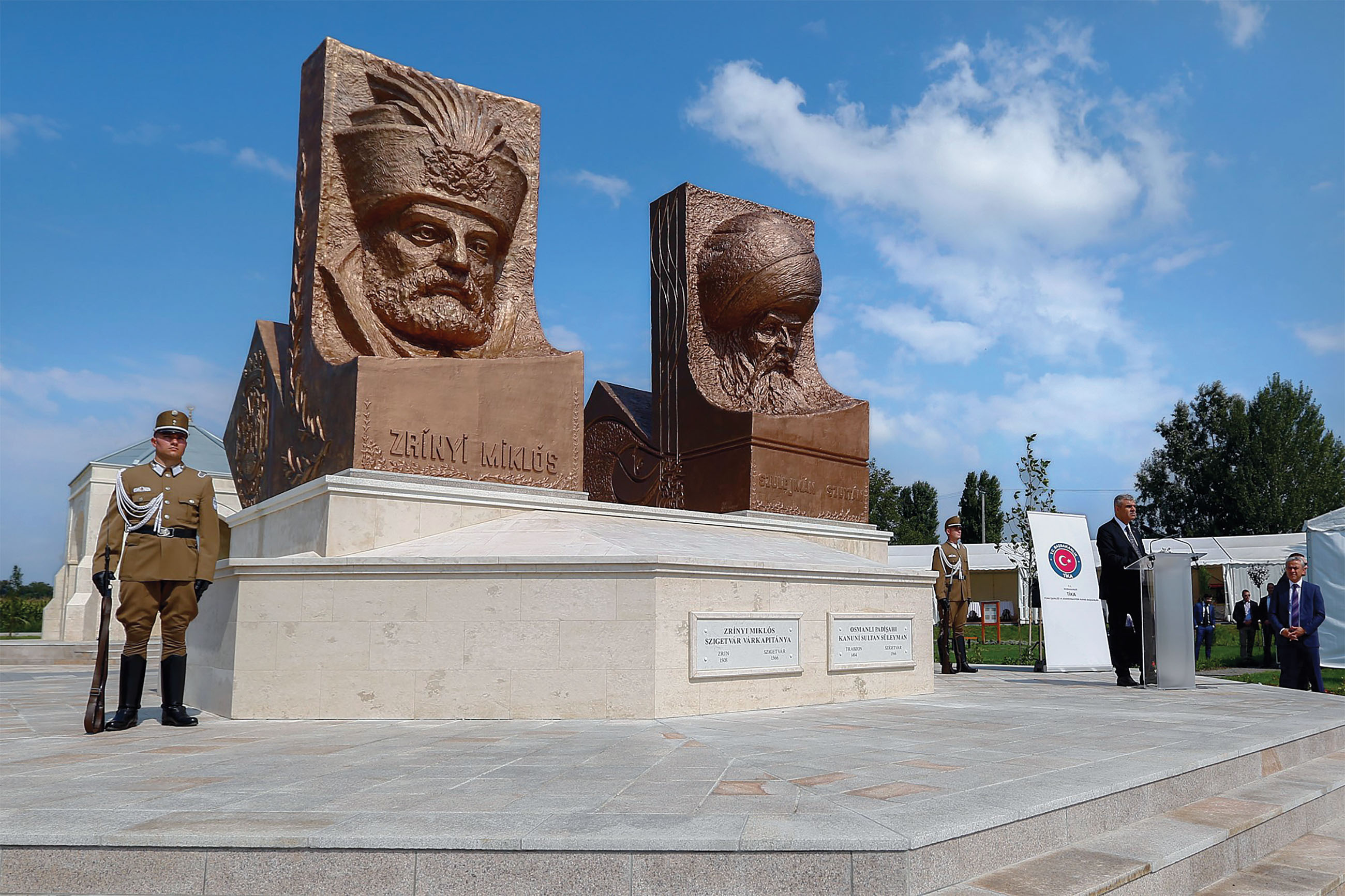The Hungarian-Turkish Friendship Park in nearby Cserto memorializes the 1566 battle. / Getty Images