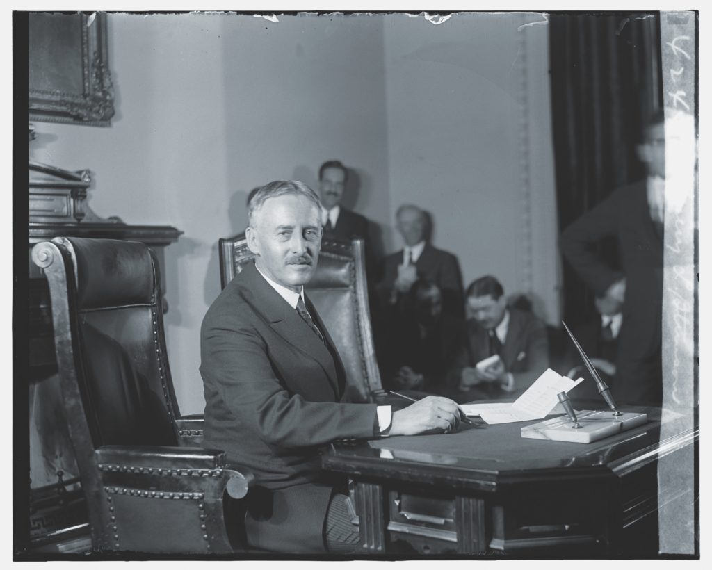 Secretary of War Henry L. Stimson (above) and assistant secretary John J. McCloy (below) were both powerful New York lawyers with a firm belief in all that the legal elite could achieve. When they needed a man for a difficult job, they turned to one of the managing partners at McCloy’s firm: Alfred McCormack. (Library of Congress)