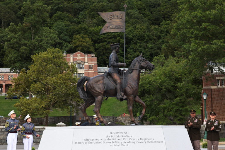 Famed Buffalo Soldiers Honored at West Point With Statue