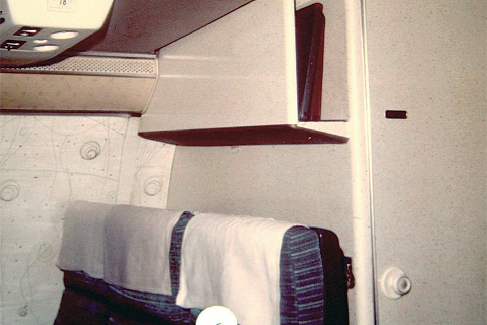 The hijacker positioned himself in seat 18E, at the very back of the aircraft. (FBI)