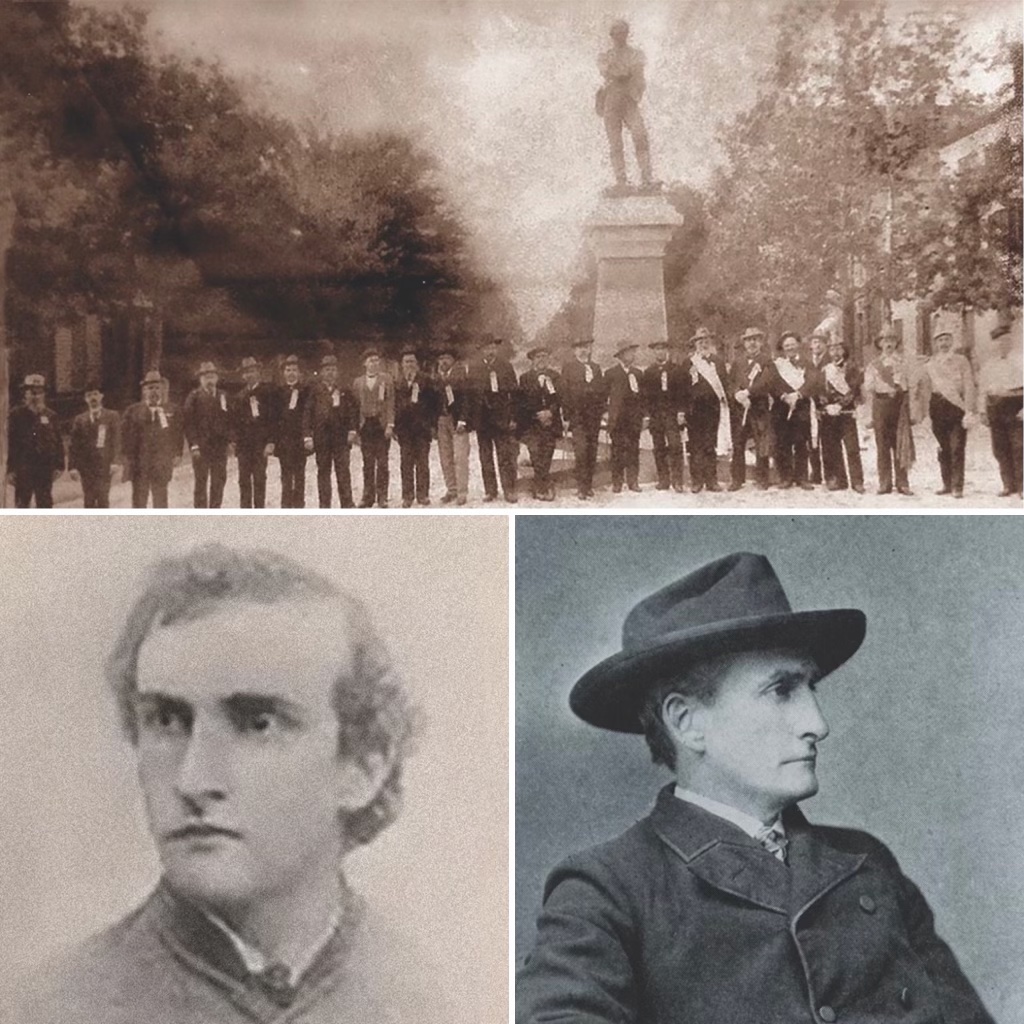 On May 24, 1889, the 17th Virginia Monument was dedicated at Washington and Prince streets in Alexandria, Va.—28 years to the date Alexandria troops first left the city for Confederate service. It is uncertain whether Hunter (pictured below during and after the war) attended the dedication. The monument was taken down preventatively by the United Daughters of the Confederacy during the controversial summer of 2020. (Clockwise from left: Photo Courtesy of John Donnelly; Library of Virginia; Johnny Reb and Billy Yank: A Soldier’s Memoir)