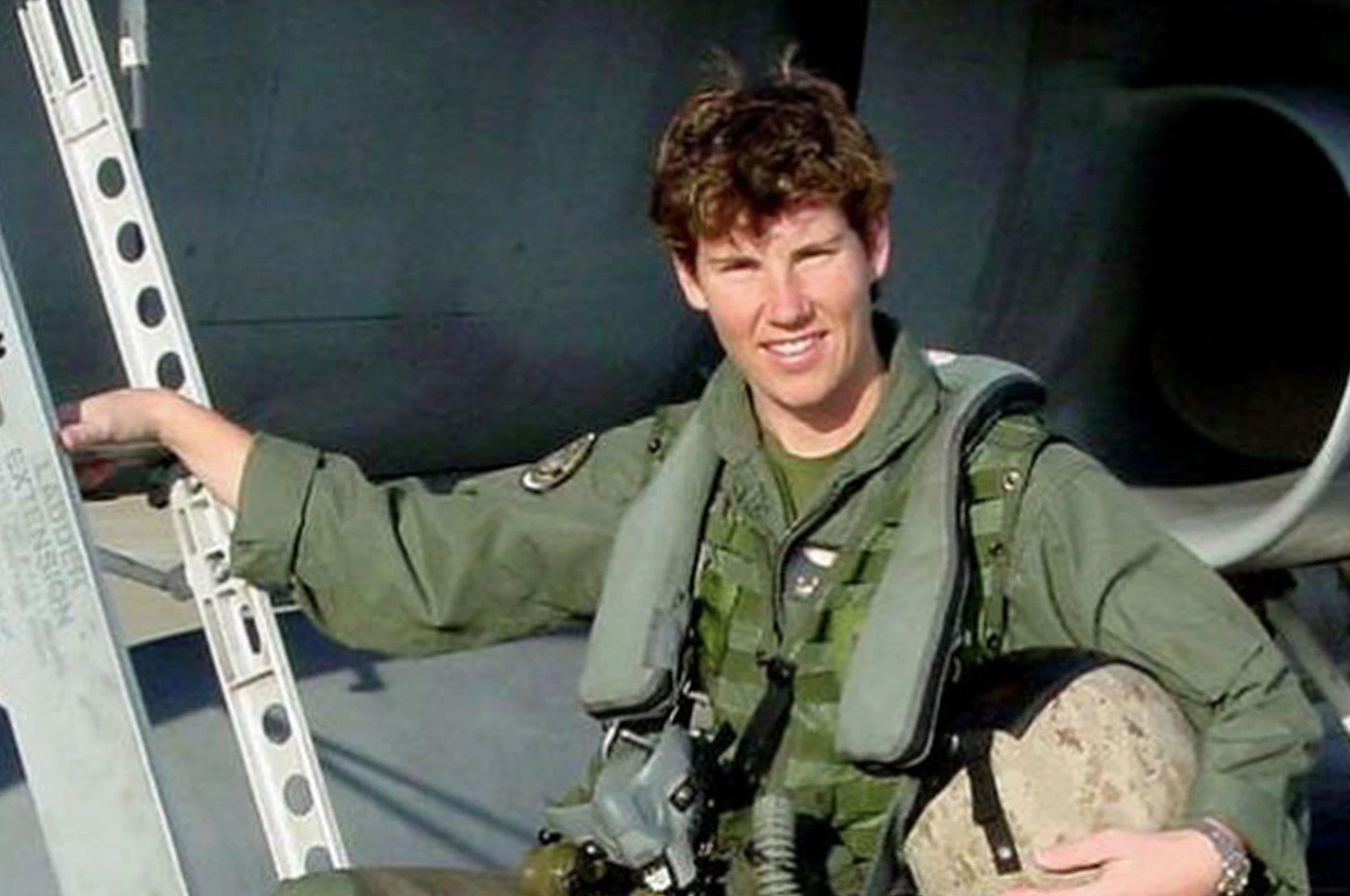 Marine fighter pilot Amy McGrath flew combat missions in both Afghanistan and Iraq.