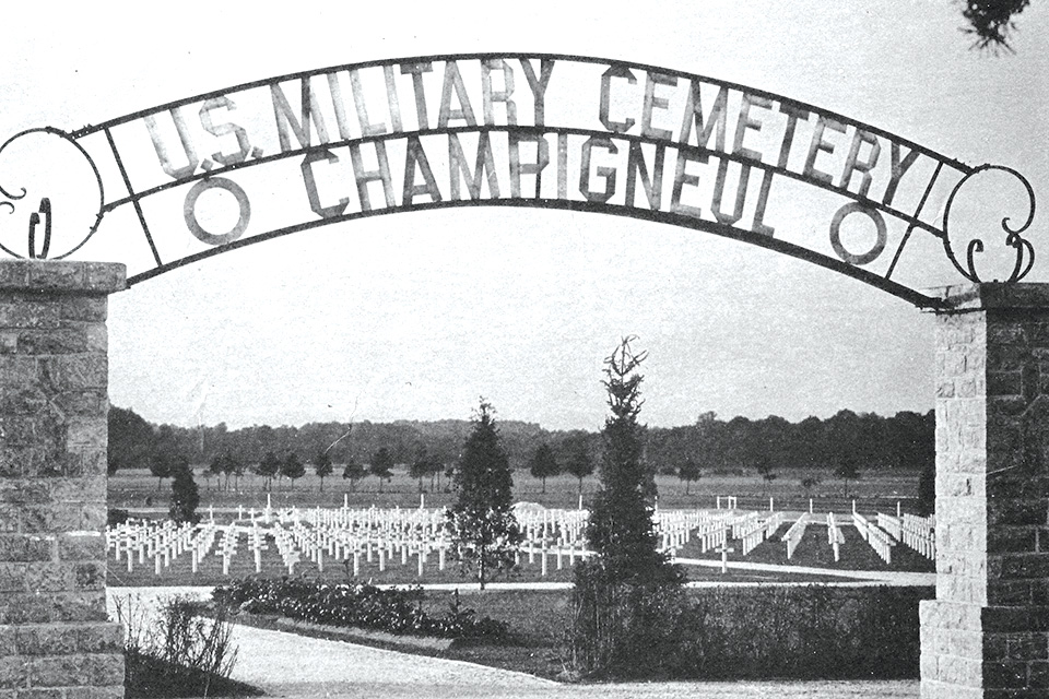 After he was briefly interred at Etrepy’s Communal Cemetery, Lee was reburied at the U.S. Military Cemetery Champigneul until his parents brought him home. (Courtesy of the Lee Family)