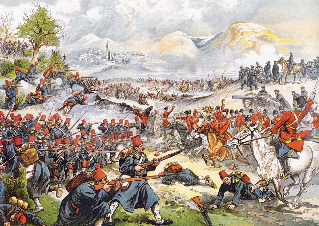Though defeated by the Russians at the 1915 Battle of Sari- kamish, the Turks regained Kars under the 1918 Treaty of Brest-Litovsk. / Shapiro Auctions