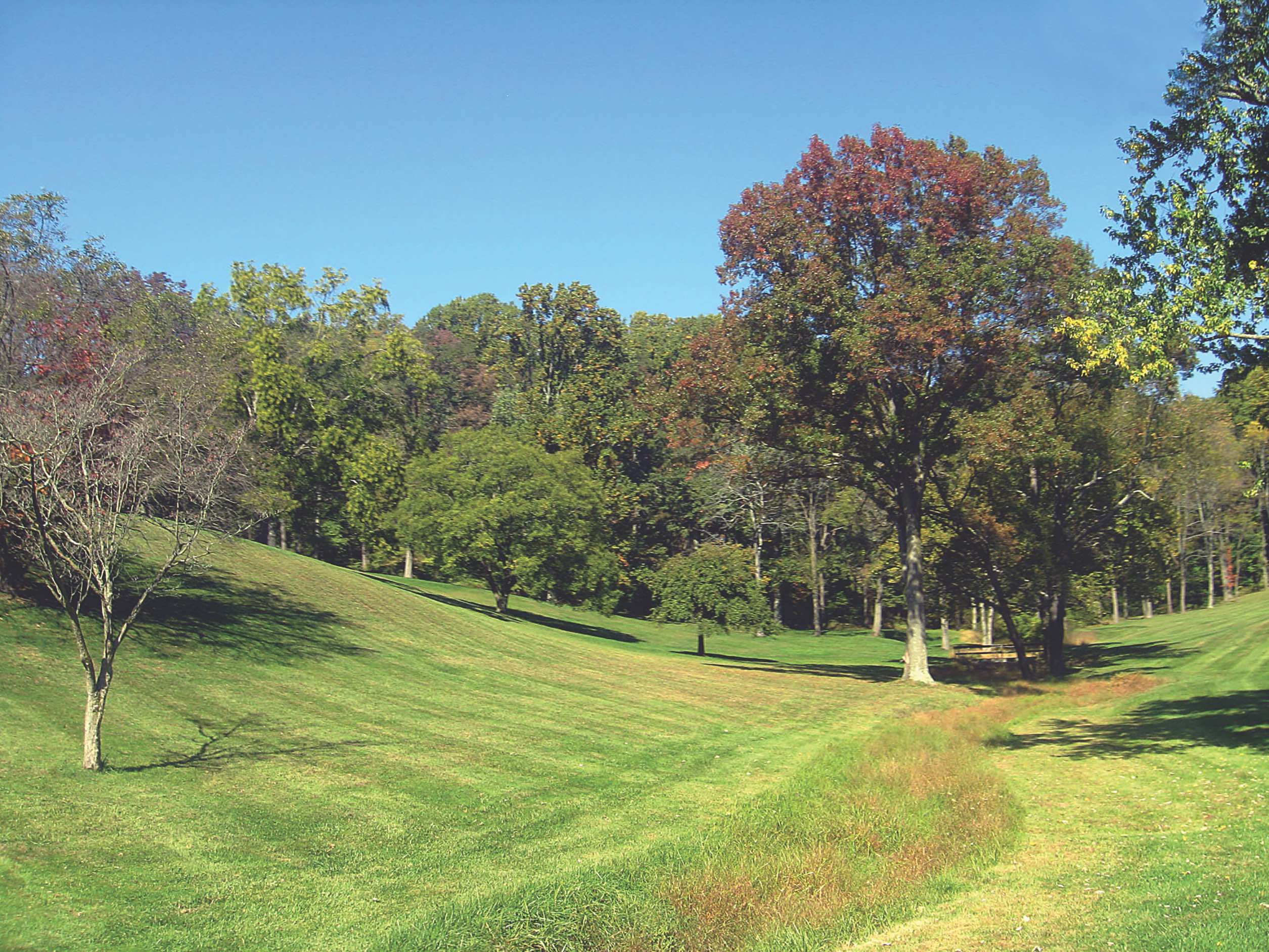 The present-day park encompasses 50 acres, a fraction of the 35,000-acre 1777 battlefield.