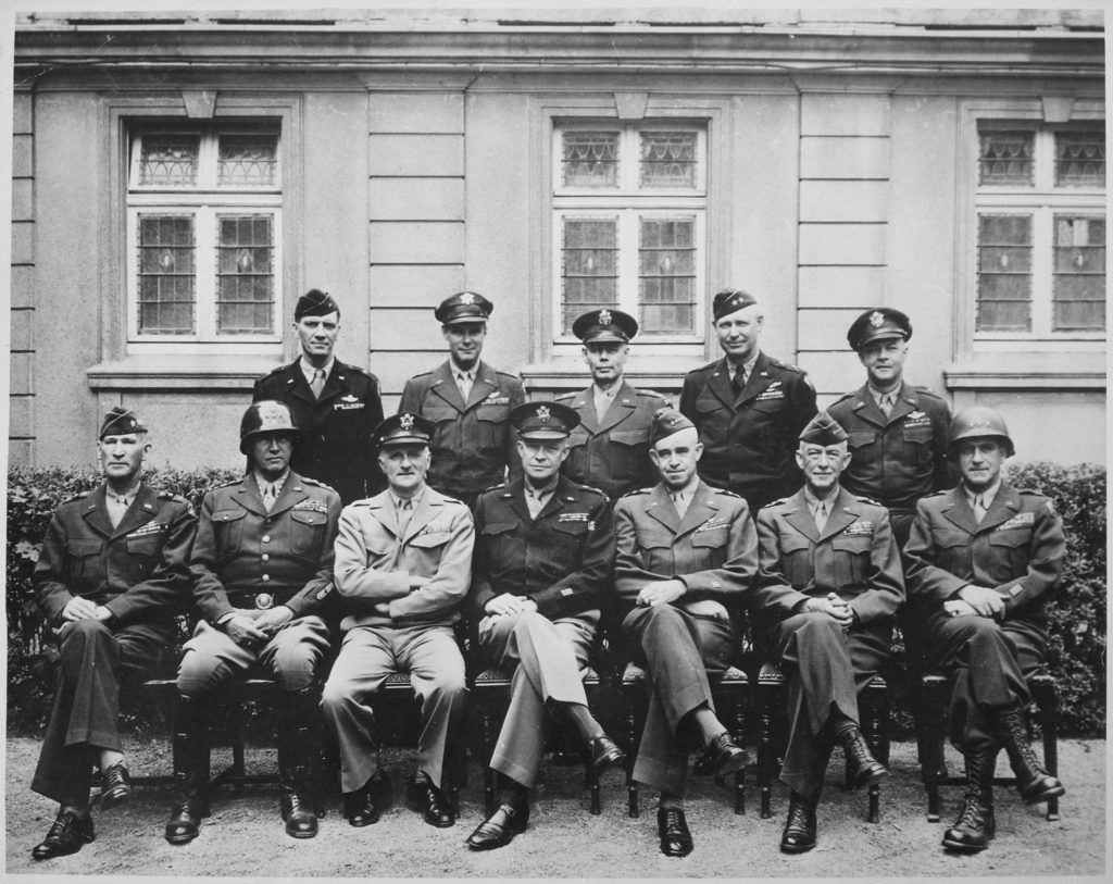 Eisenhower Patton and Other Top Generals 1945