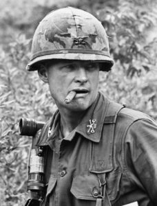 Lt. Gen. Hal Moore, shown here as a colonel during the Vietnam War