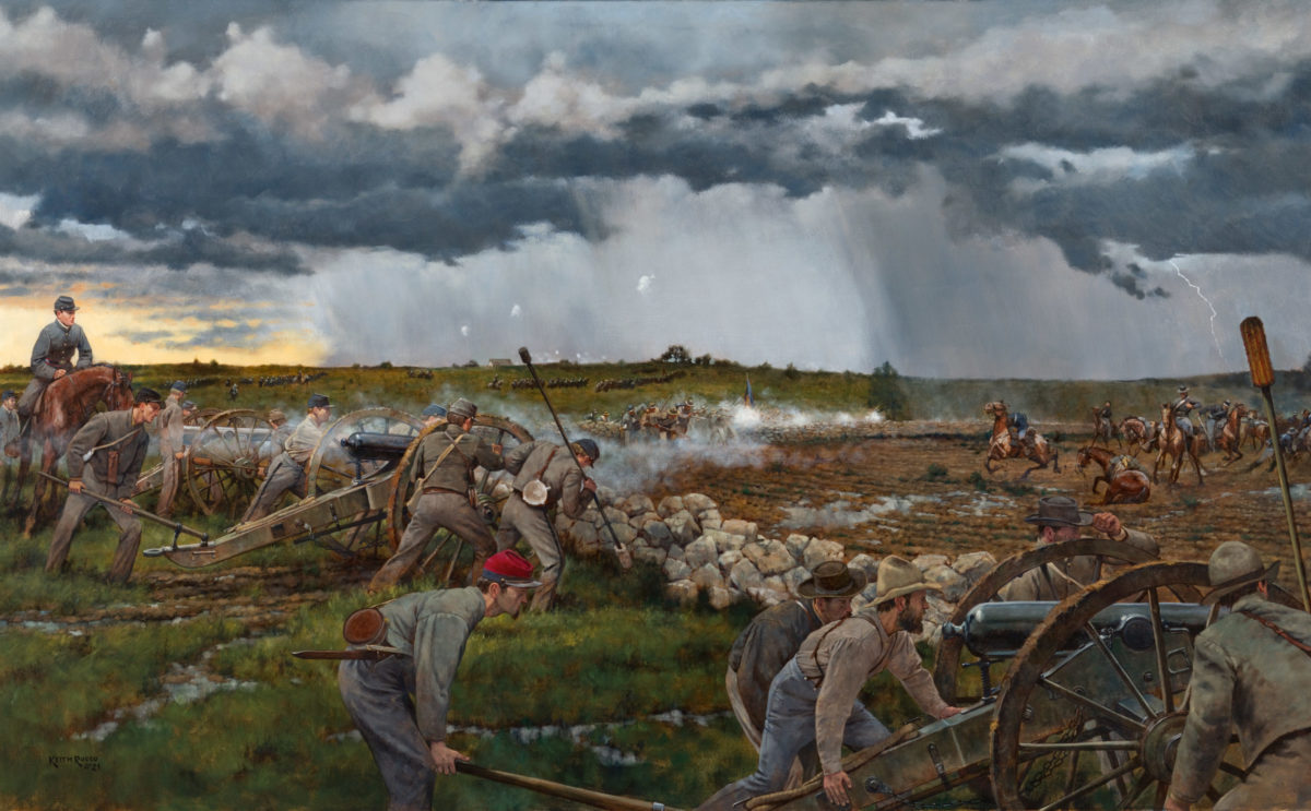 VMI cadets fire cannons at the Battle of New Market