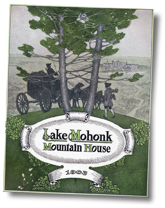 Lake Mohonk Mountain House ad poster.