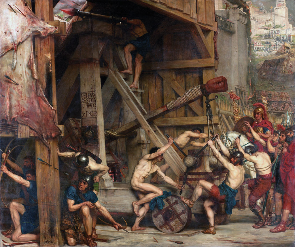 Roman catapult crew during the Third Punic War