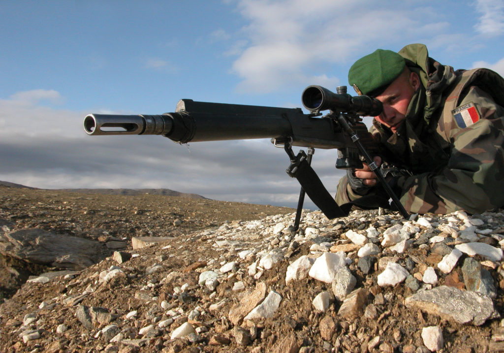 A sniper of the 2nd Foreign Infantry Regiment in Afghanistan