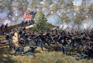 Union 9th Corps troops at Burnside Bridge