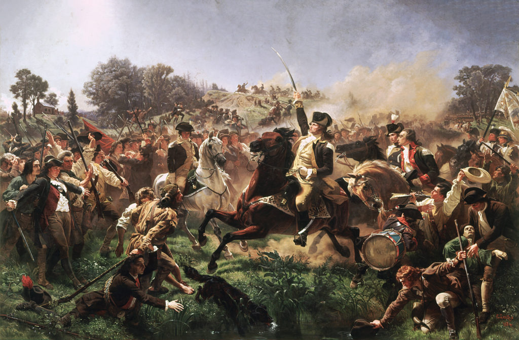Washington at the Battle of Monmouth, N.J.