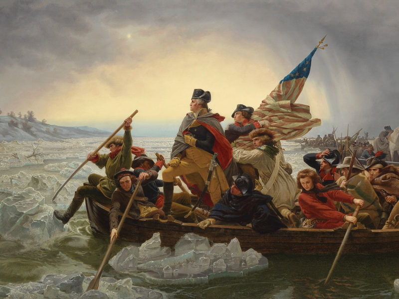 'Washington Crossing the Delaware' painting