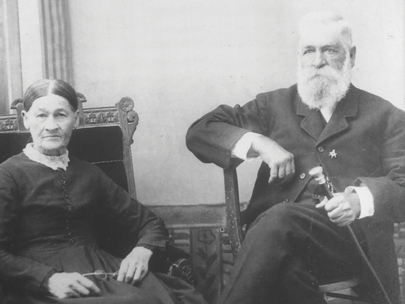 Virginia and Nicholas Earp.