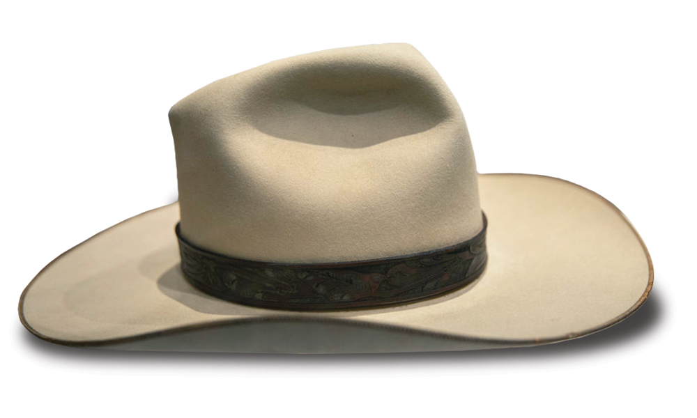 A Stetson hat of the Duke's in the Fort Worth museum John Wayne An American Experience