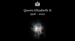 A screenshot from royal.uk announcing the death of Queen Elizabeth II