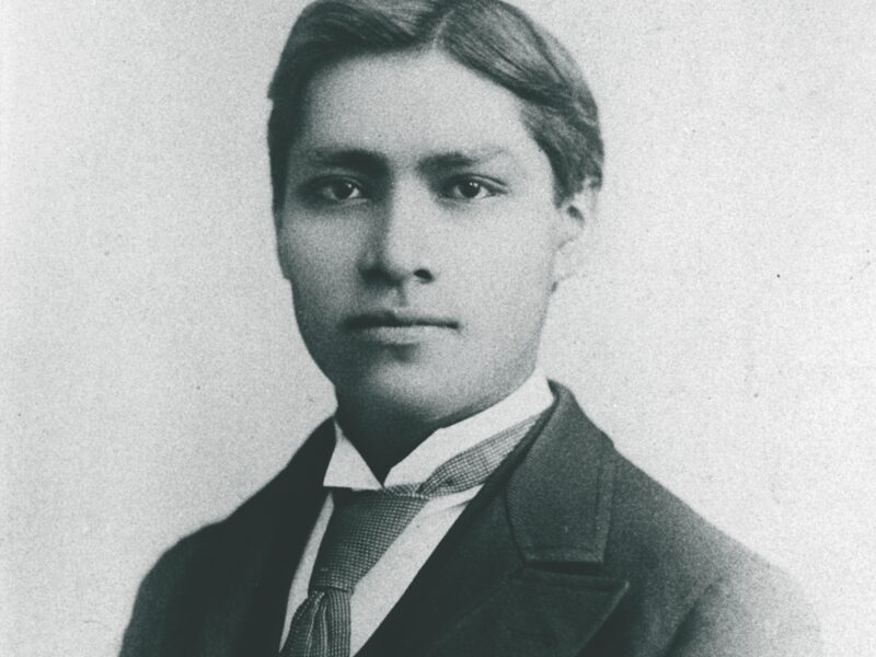Dr. Montezuma in his early 20s around 1890. (National Archives.)