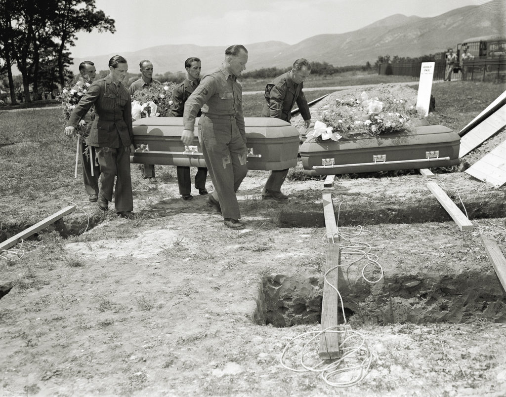 WWII German Prisoners Burial