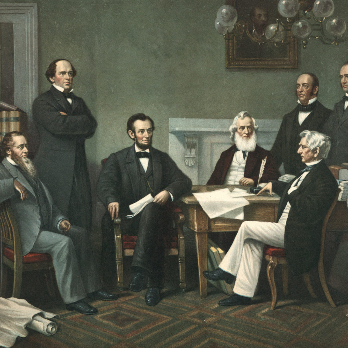 Meeting of Lincoln's cabinet