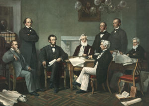 Meeting of Lincoln's cabinet
