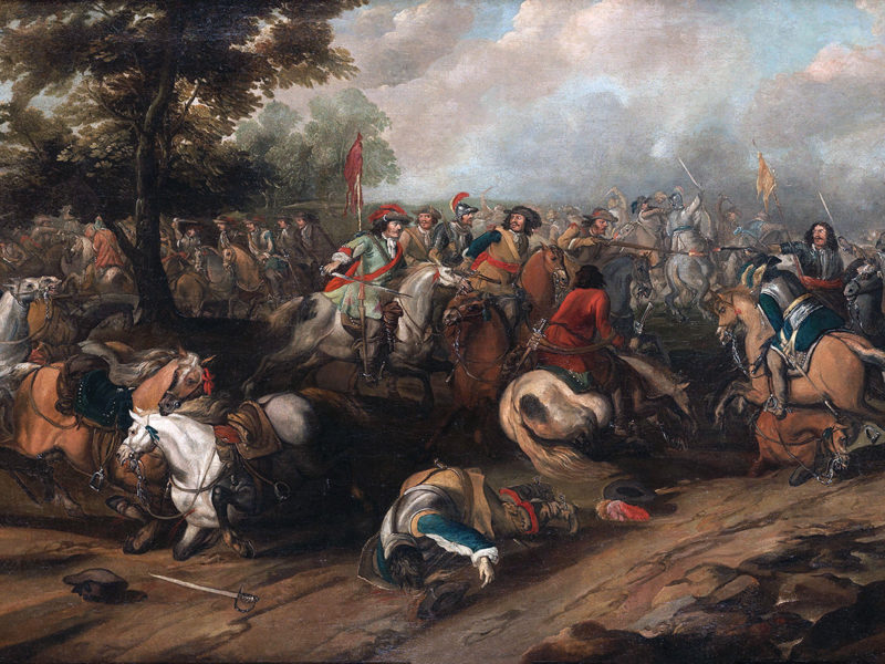 The Battle of Breitenfeld. From a private collection.