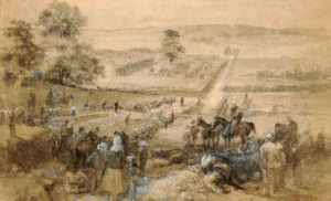 Burials on Antietam battlefield