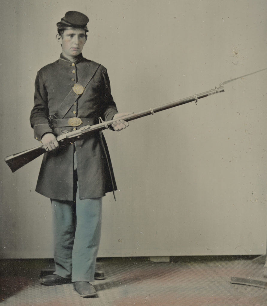 Young Union army enlistee